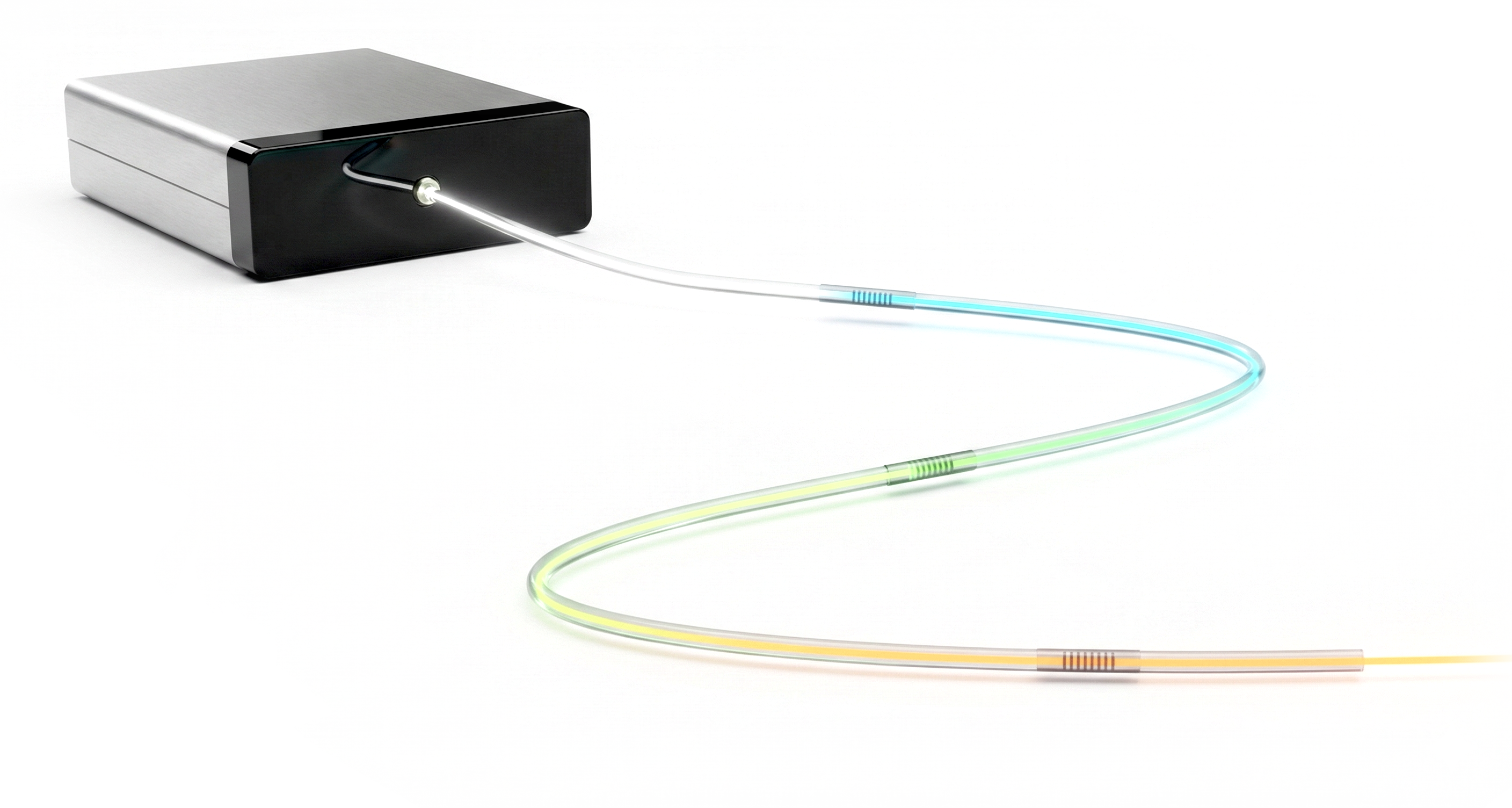 Imagem ilustrando a multiplexação de sensores FBG