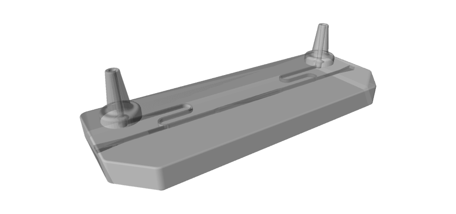 Refratômetro microfluídico